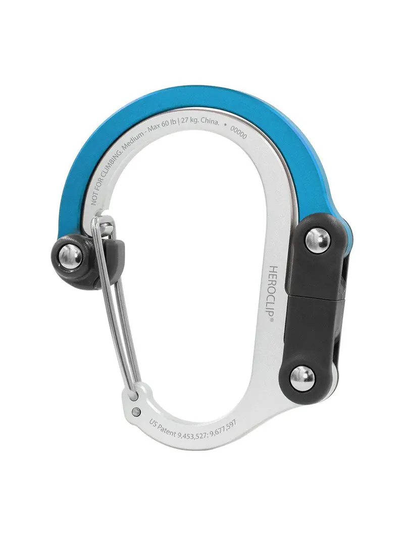 Heroclip Carabiner Medium Blue Steel 1