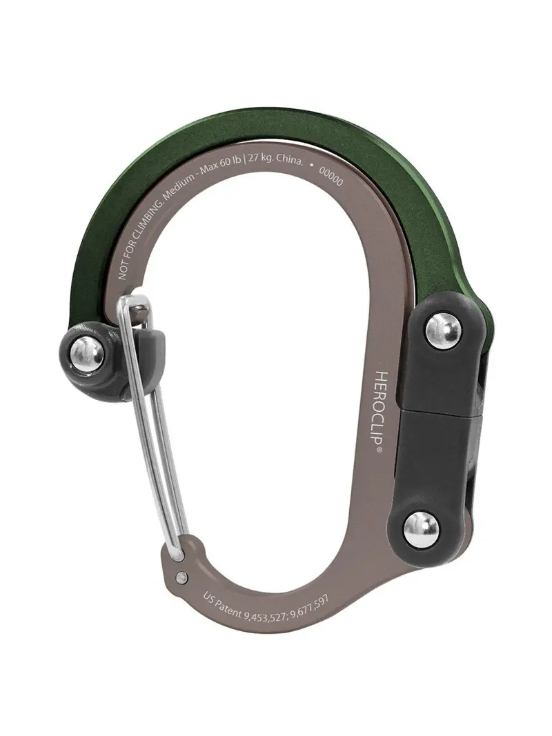 Heroclip Carabiner Medium Forest Green 1