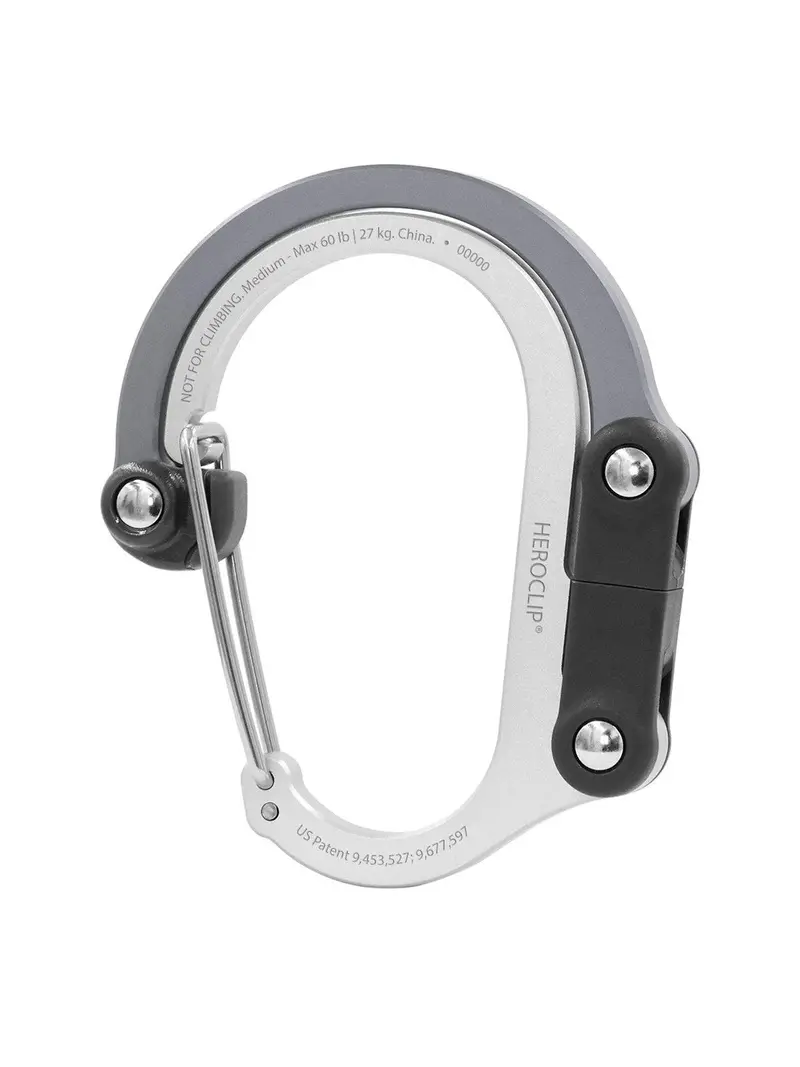Heroclip Carabiner Medium Shade Of Grey 1