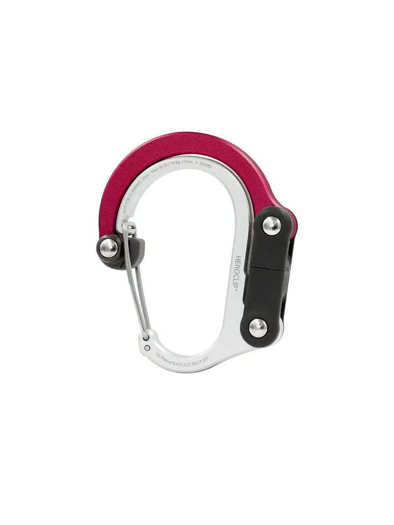 Heroclip Carabiner Mini Hot Rod Red 1