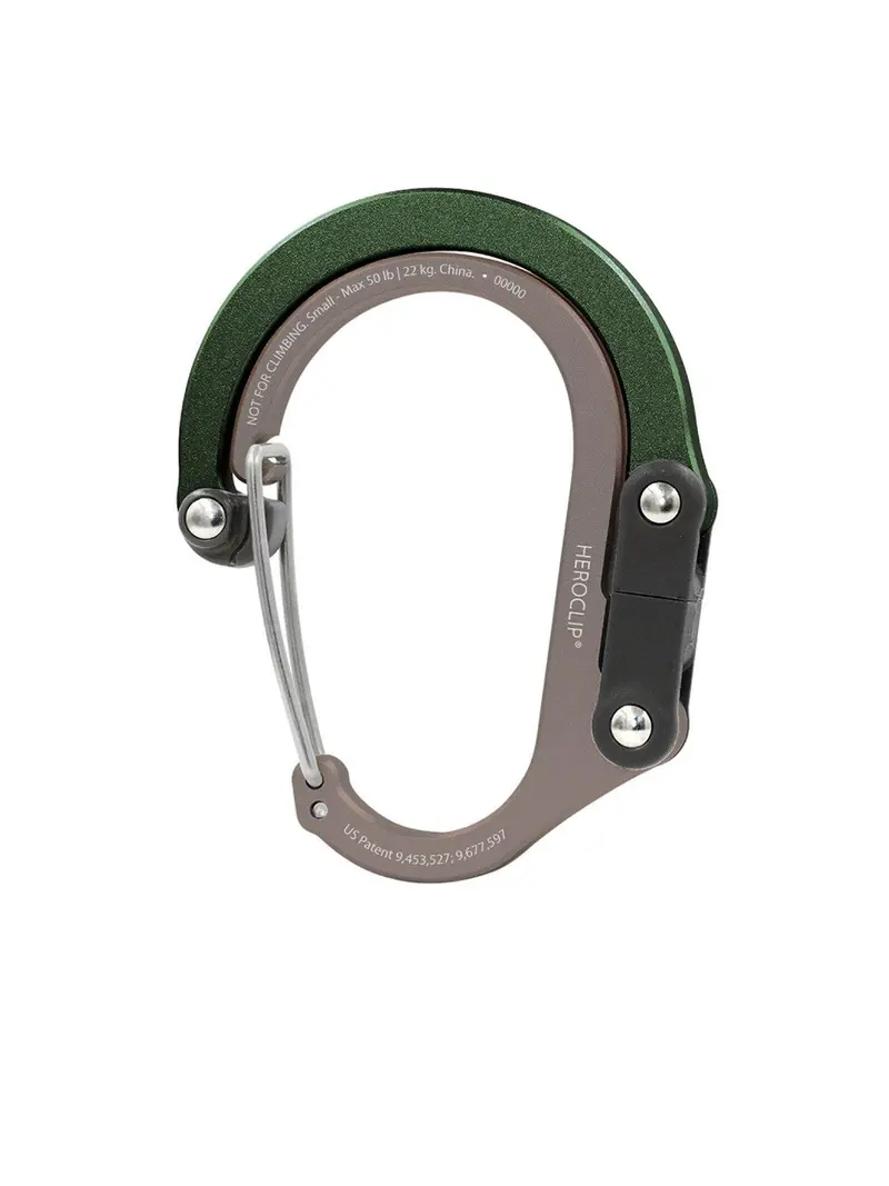 Heroclip Carabiner Small Forest Green 1