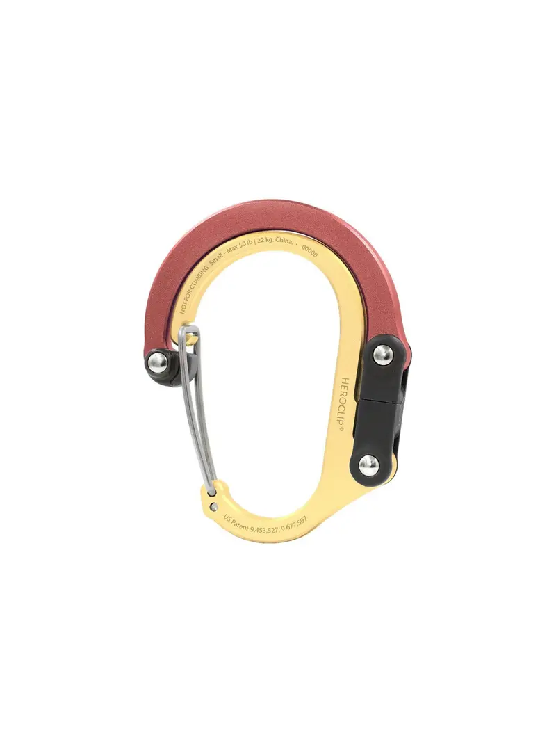 Heroclip Carabiner Small Gold Cinnamon 1
