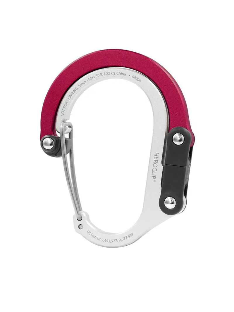 Heroclip Carabiner Small Hot Rod Red 1