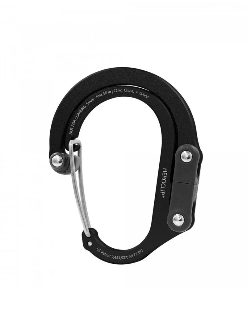 Heroclip Carabiner Small Stealth Black 1