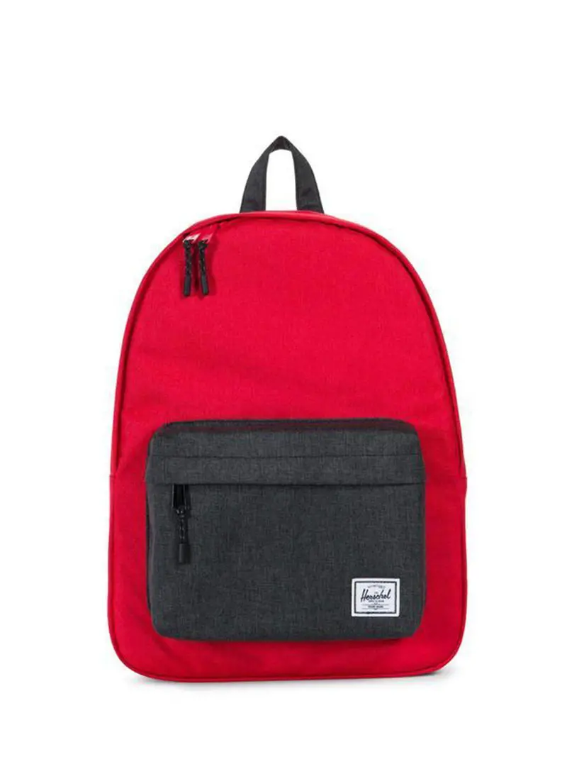 Herschel Classic Backpack Barbados Cherry Black Crosshatch 24L 1