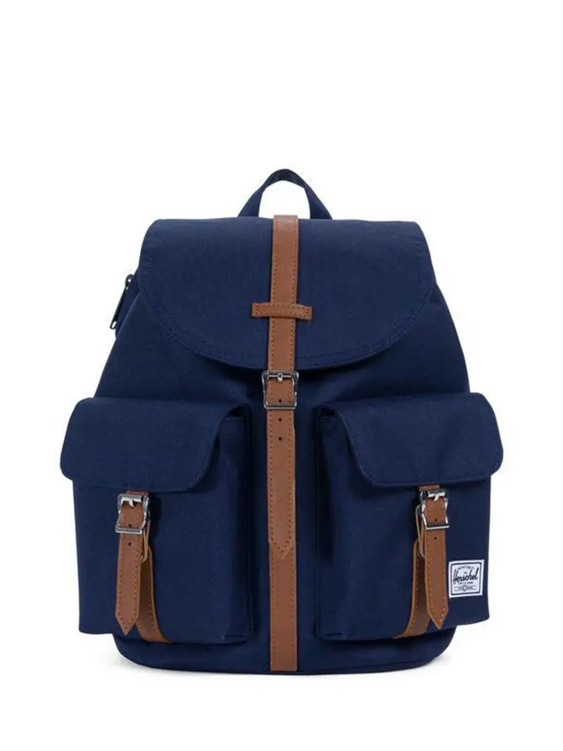 Herschel Dawson Backpack Peacoat Tan Synthetic Leather 13L 1
