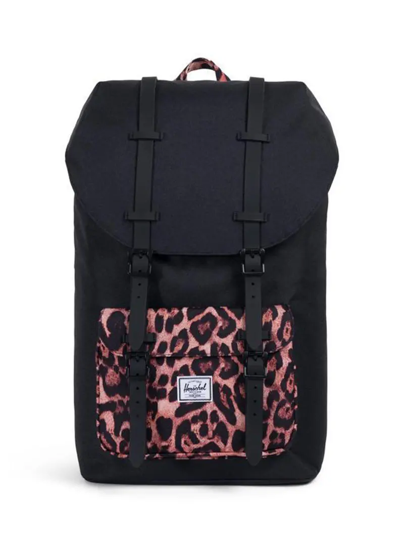 Herschel Little America Backpack Black Desert Cheetah 25L 1