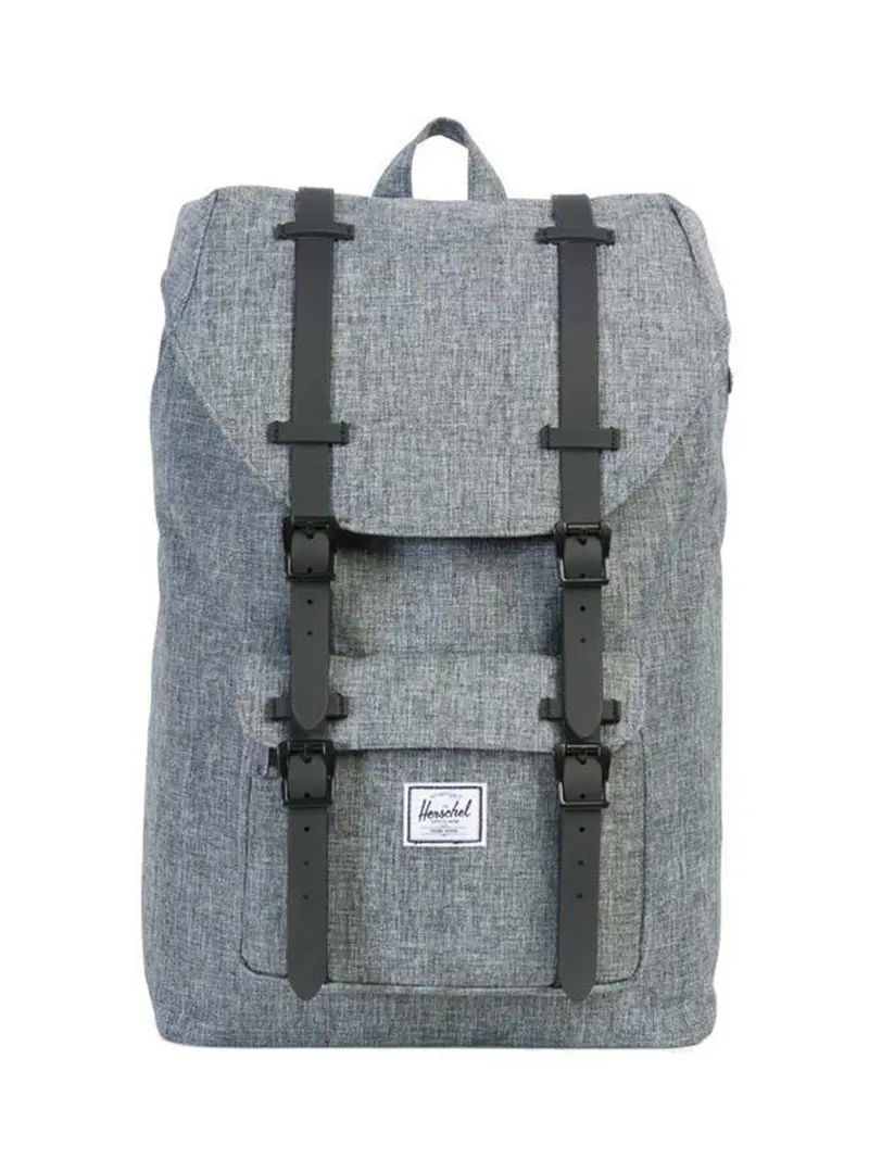 Herschel Little America Mid Backpack Raven Crosshatch 17L 1
