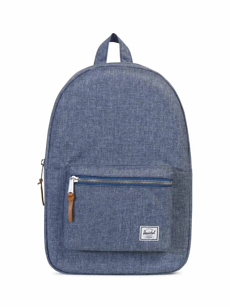 Herschel Settlement Backpack 600D Poly Dark Chambray Crosshatch 23L 1
