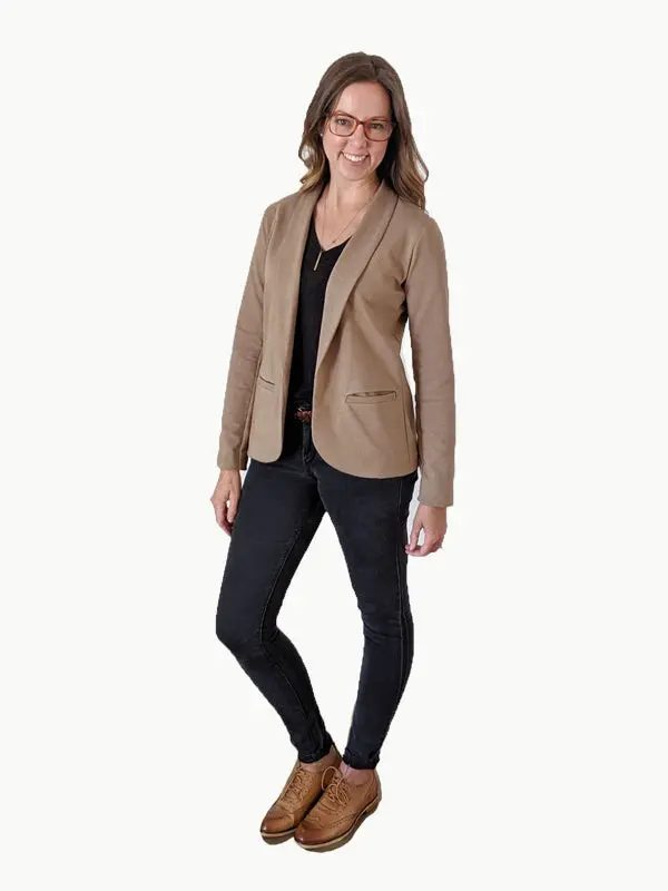 Hey June Handmade Evans Blazer - Printed Copy Shop (+£7.00) 1