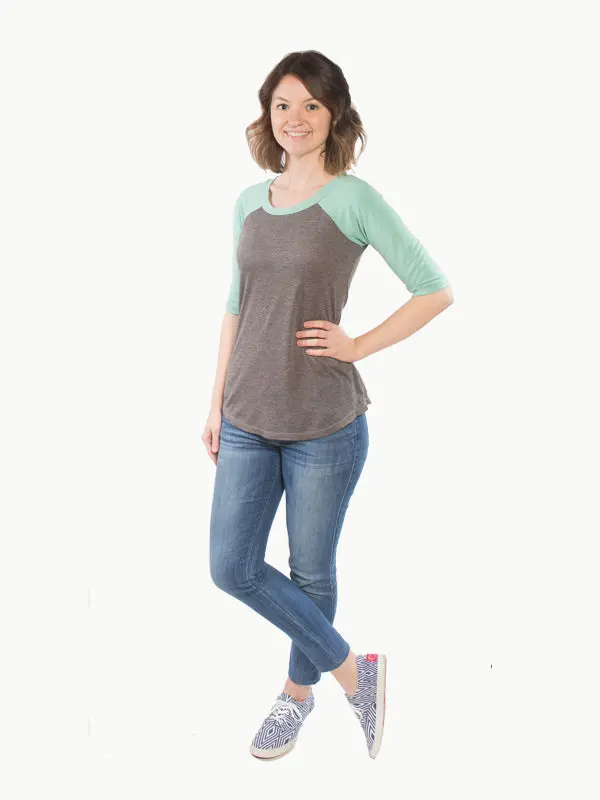 Hey June Handmade Lane Raglan Top 1