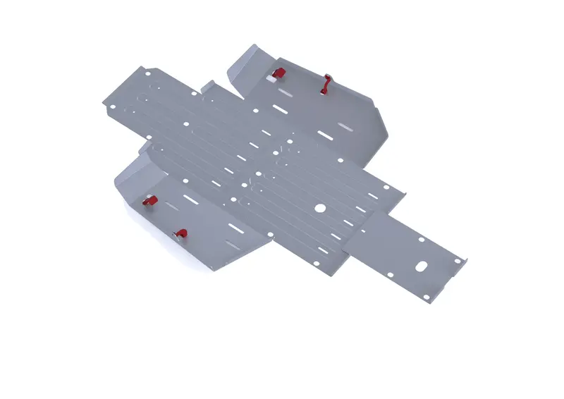Honda Pioneer 520 Alloy Central Skid Plate 1