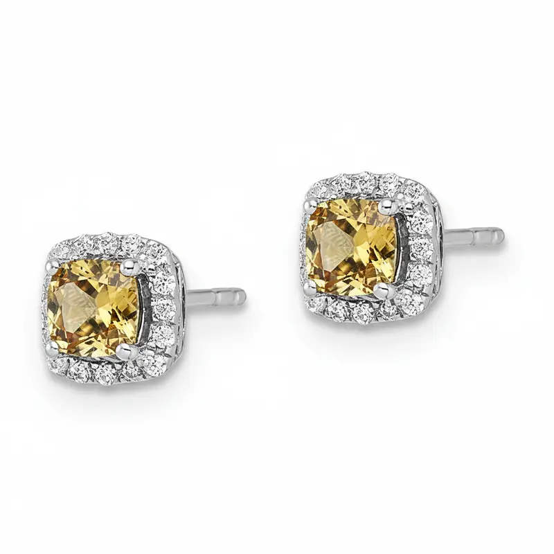 Honey Citrine Earrings 1