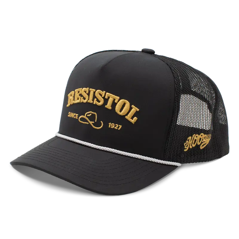 Hooey Resistol - Gold Stitch Rope Trucker Cap 1