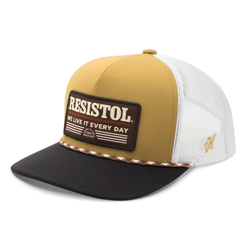 Hooey Resistol - Tan Patch Rope Trucker Cap 1