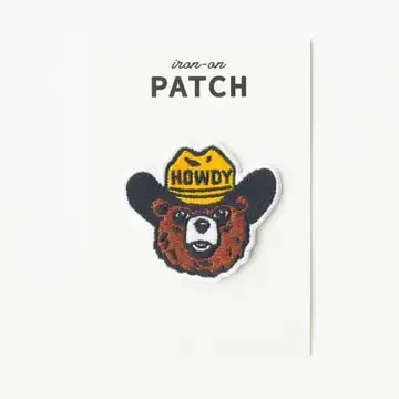 Howdy The Bear Embroidered Iron On Patch 1