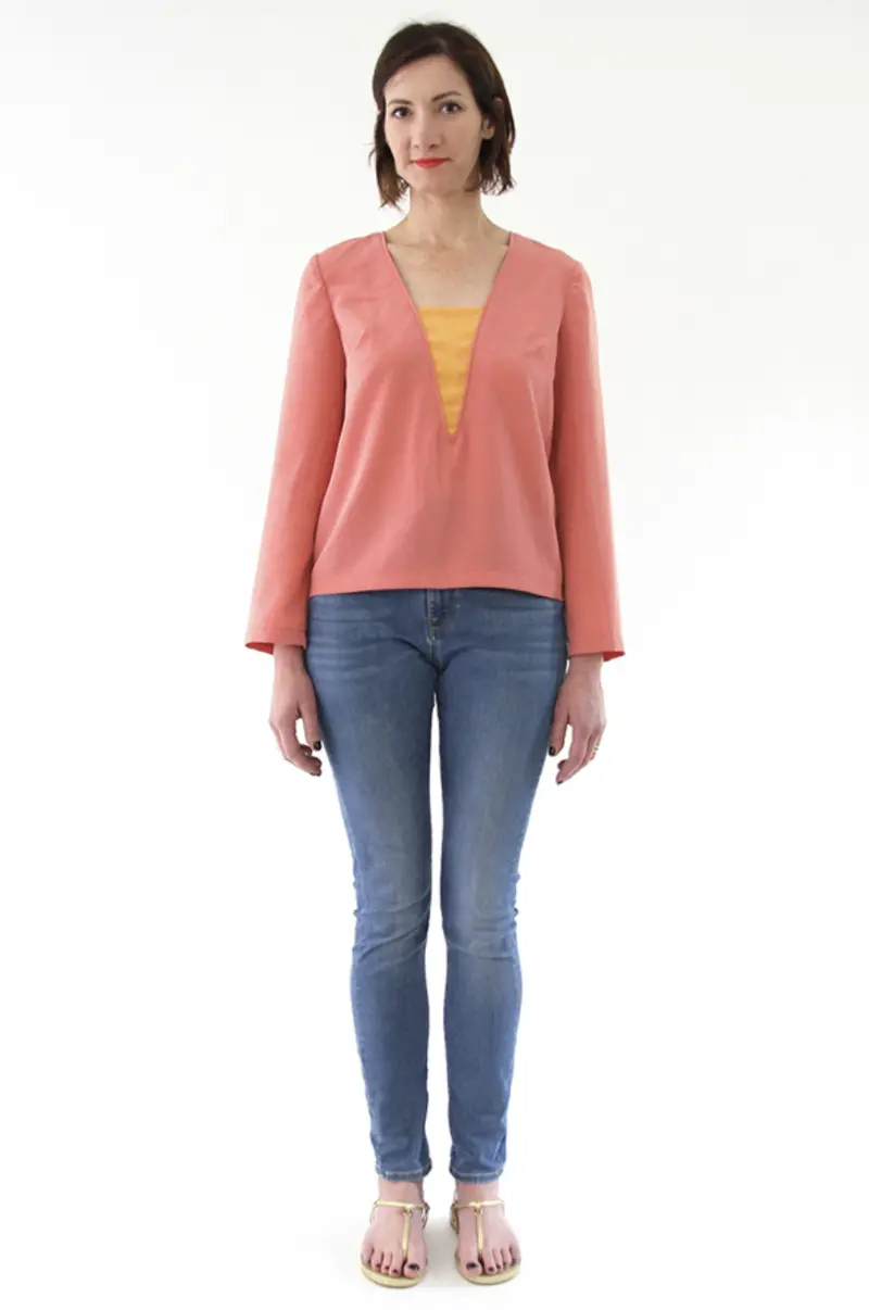 I Am Patterns Flora Top - Printed Copy Shop (+£5.00) 1