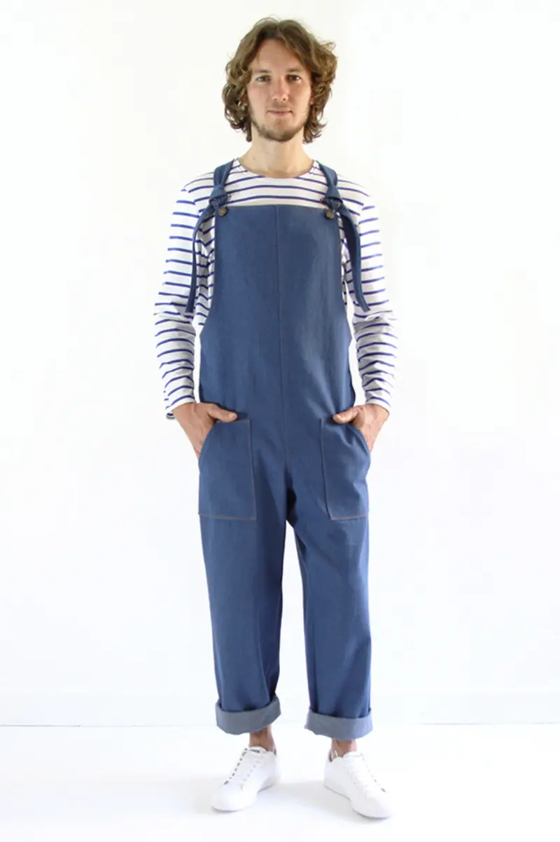 I Am Patterns Men's Colibri Dungarees - Printed Copy Shop (+£7.00) 1