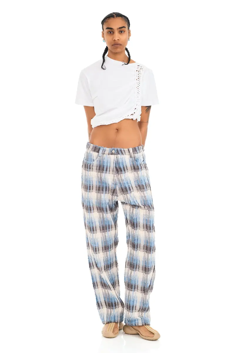 Ice Blue Plaid Mikaela Jean 1