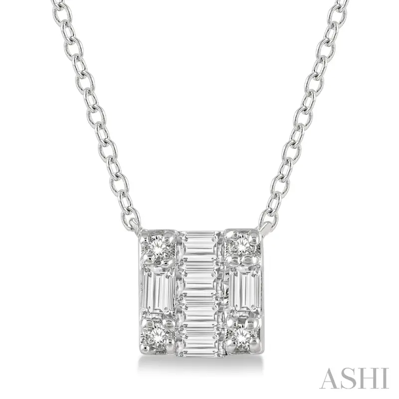 Iced Geoframe Pendant 1