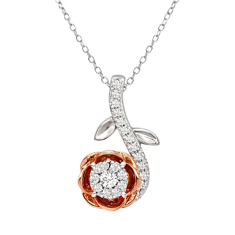 Icedout Flower Pendant 1