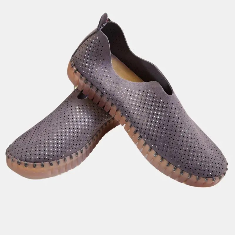 Ilse Jacobsen Tulip Lux Sparkle Slip-On Flats 1
