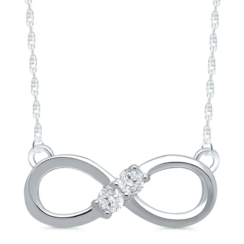 Infinity Pulse Pendant Necklace 1