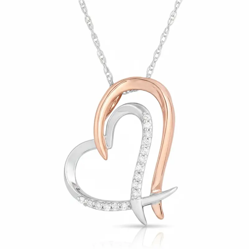 Intertwined Promise Heart Pendant 1