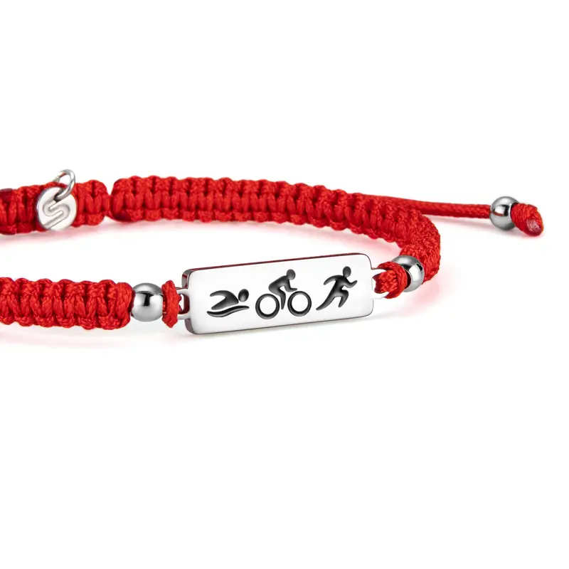 Iron Triathlon Braided Bracelet 1