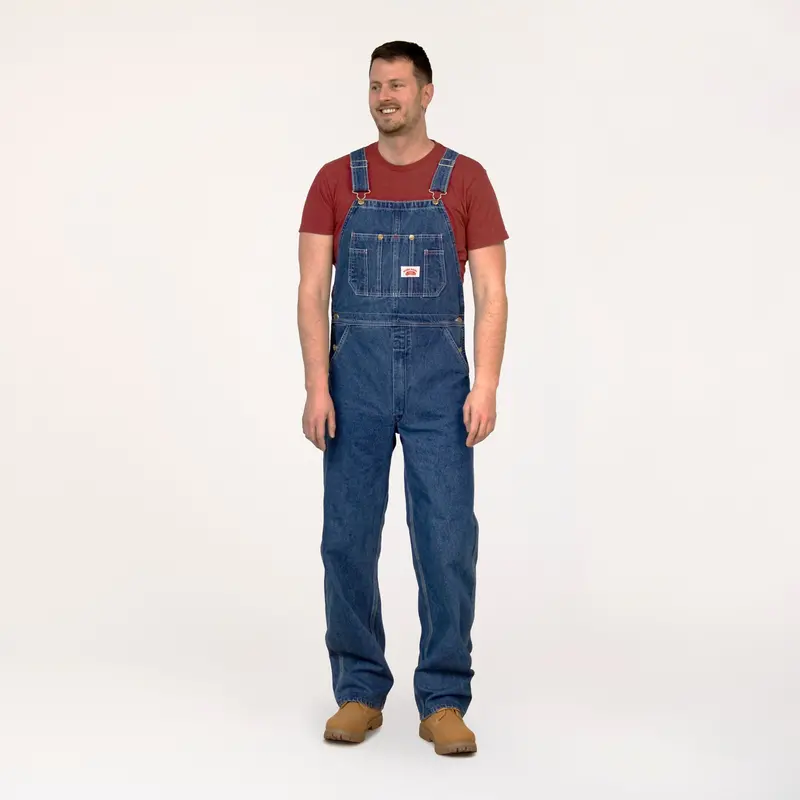 Irregular #699 American Made Stonewashed Overalls Second, No Returns 1