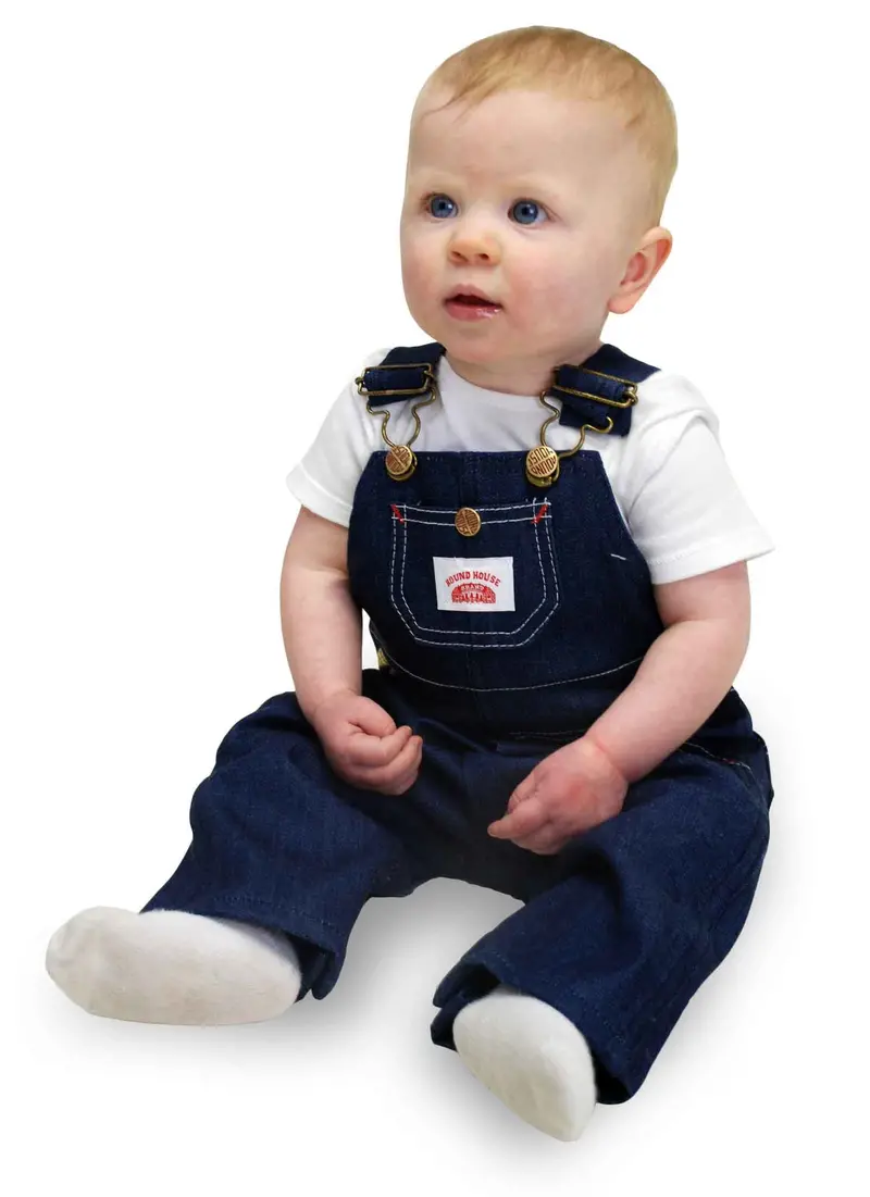Irregular #7 Made In Usa Kids Premium Blue Denim Bib Overall 1