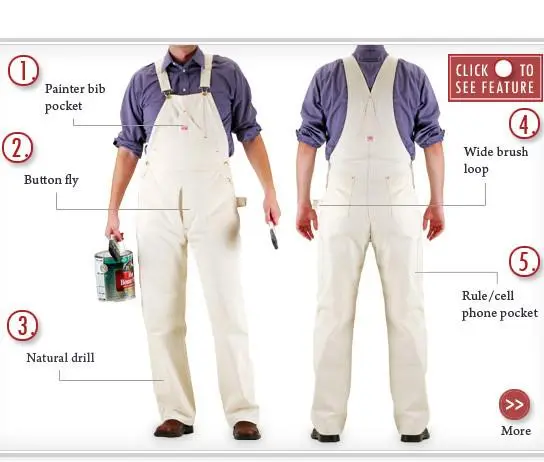 Irregular #71 American Made Painter Overalls Second, No Returns 1