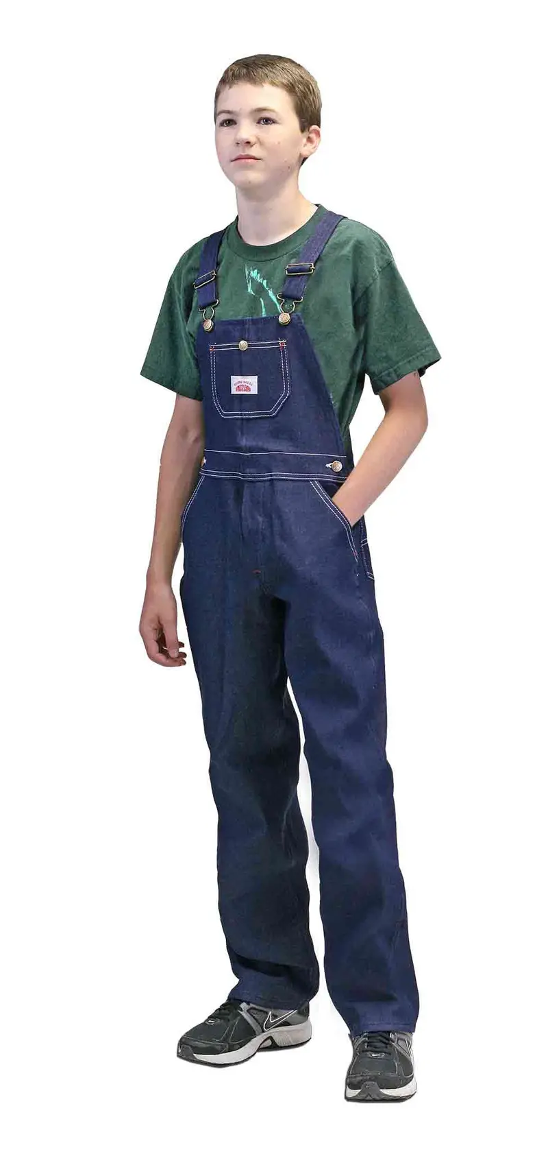 Irregular #9 Made In Usa Youth Superior Blue Denim Bib Overall 1