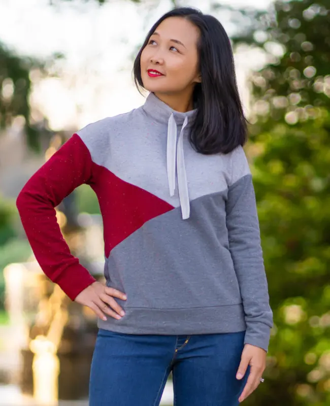 Itch To Stitch Boalsburg Pullover - Printed Copy Shop Sizes 16-40 / Full Bust (+£7.00) 1