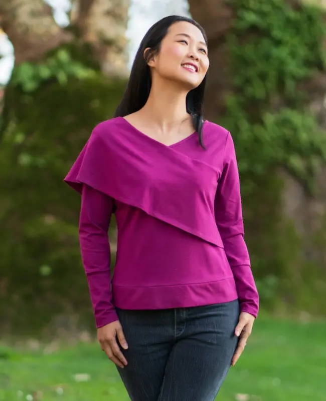 Itch To Stitch Carmo Top - Printed Copy Shop Sizes 16 - 40 (+£7.00) 1
