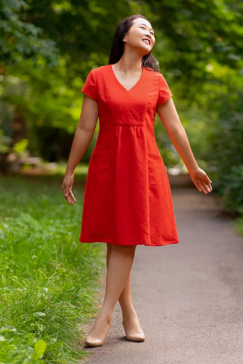Itch To Stitch Celeste Dress - Printed Copy Shop Sizes 00-20/A And B Cups (+£7.00) 1