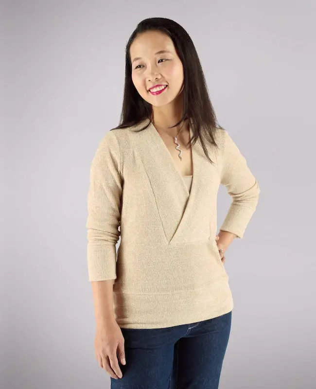 Itch To Stitch Irena Knit Top - Printed Copy Shop (+£7.00) 1