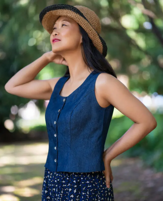 Itch To Stitch Madalena Vest Top 1