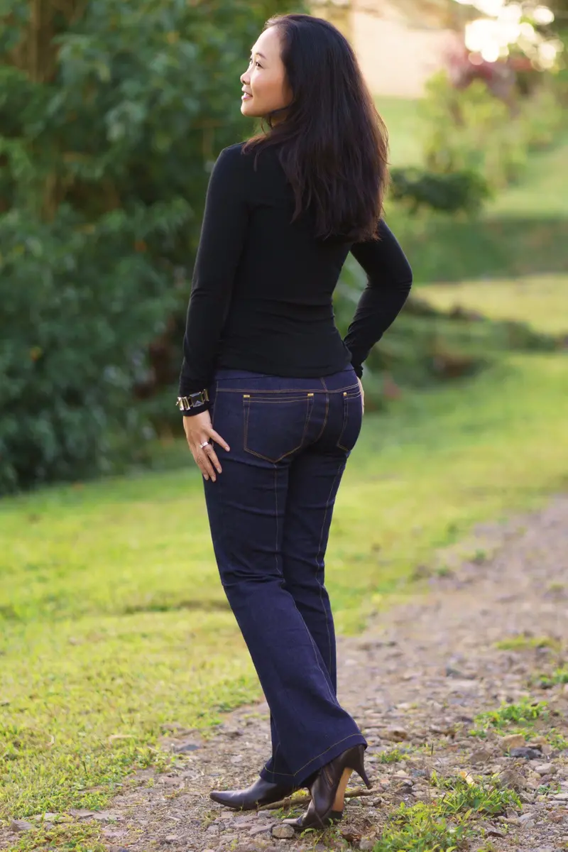 Itch To Stitch Mountain View Pull-On Jeans - Printed Copy Shop Sizes 22 - 40 (+£7.00) 1