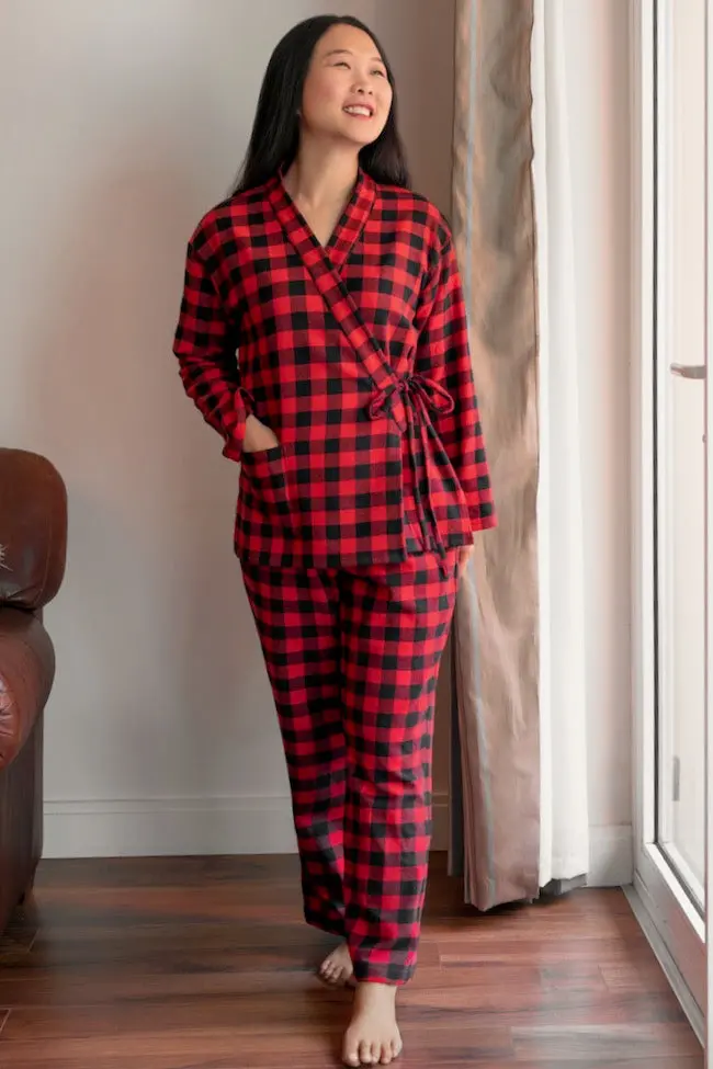 Itch To Stitch Pine Cove Pajamas - Printed Copy Shop Sizes 00 - 20 (+£7.00) 1