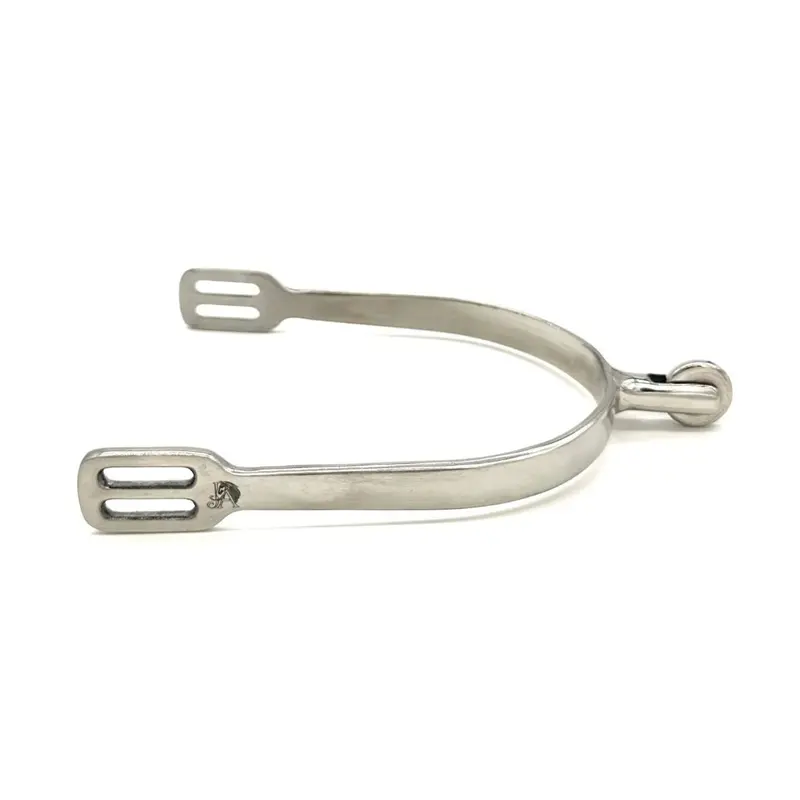 Jake Adams Vertical Smooth Rowel Spurs 1