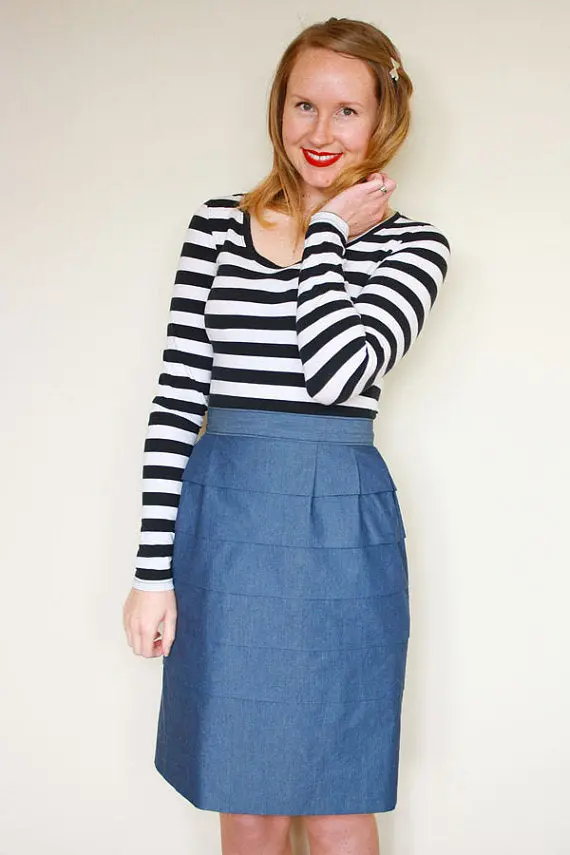 Jennifer Lauren Handmade Dalloway Dress & Skirt - Printed Copy Shop (+£10.00) 1