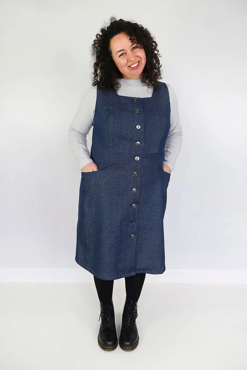 Jennifer Lauren Handmade Dulcie Pinafore (Sizes 16-34 / C-F Cups) - Printed Copy Shop (+£7.00) 1