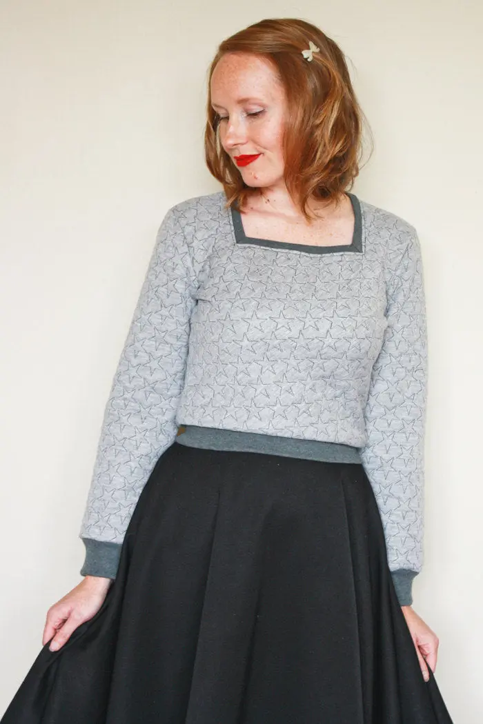Jennifer Lauren Handmade Enid Sweater - Printed Copy Shop (+£7.00) 1
