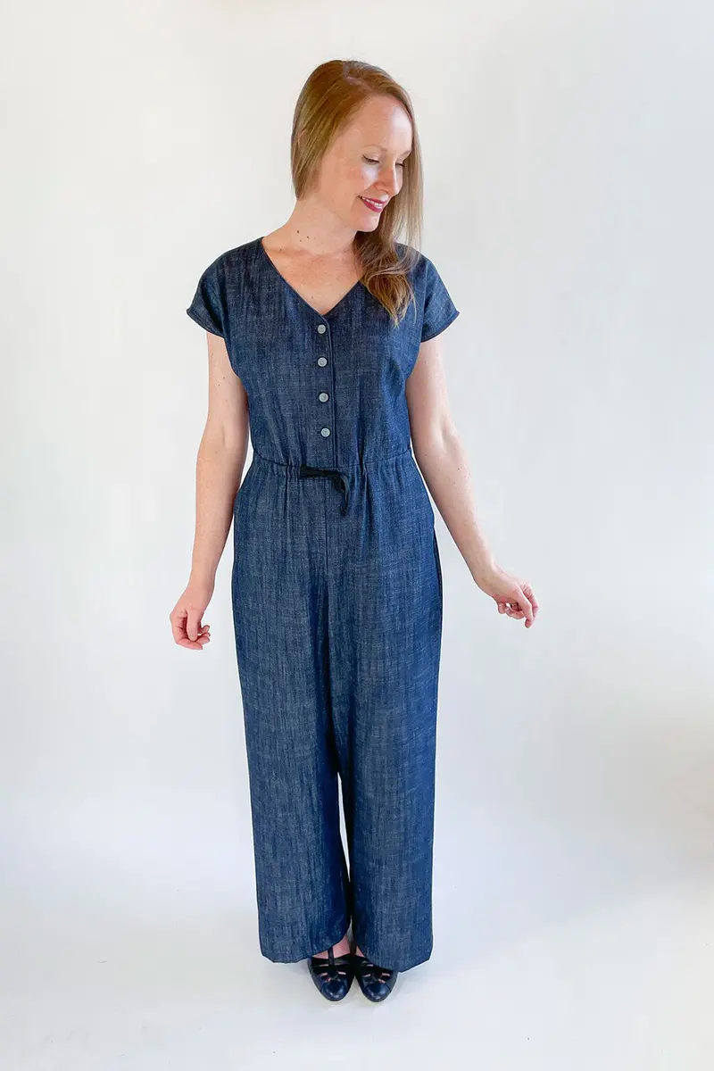 Jennifer Lauren Handmade Farris Jumpsuit And Playsuit (Sizes 6-24 / A-D Cups) - Printed Copy Shop (+£7.00) 1