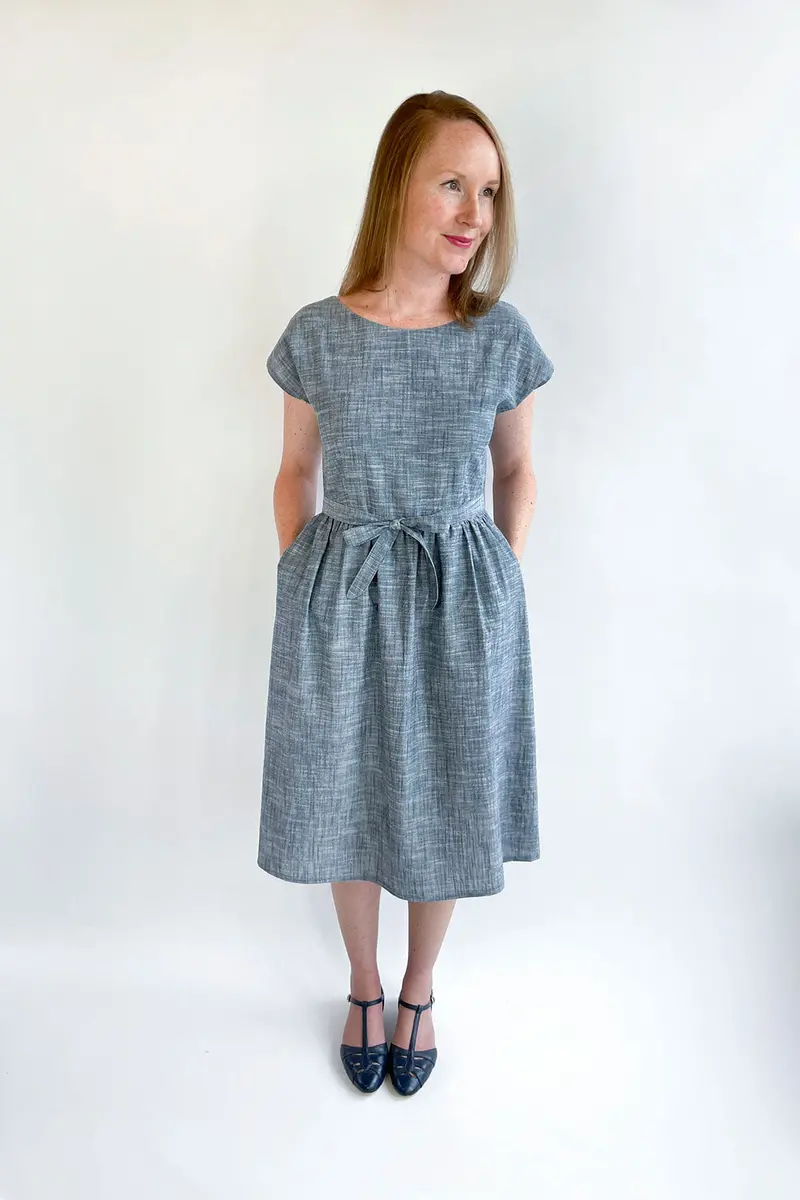 Jennifer Lauren Handmade Isla Wrap Dress (Sizes 16-34 / C-F Cups) - Printed Copy Shop (+£7.00) 1