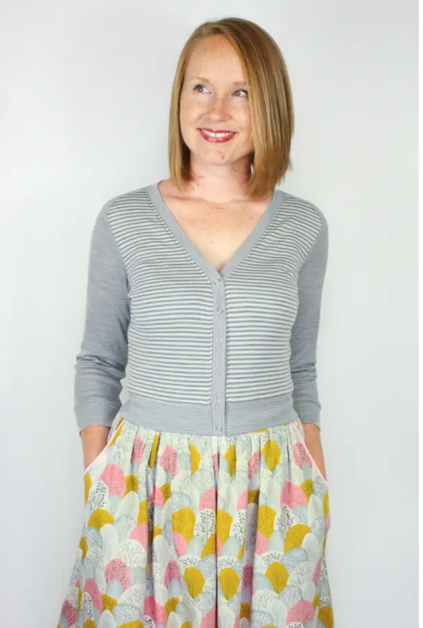 Jennifer Lauren Handmade Juniper Cardigan - Printed Copy Shop (+£7.00) 1