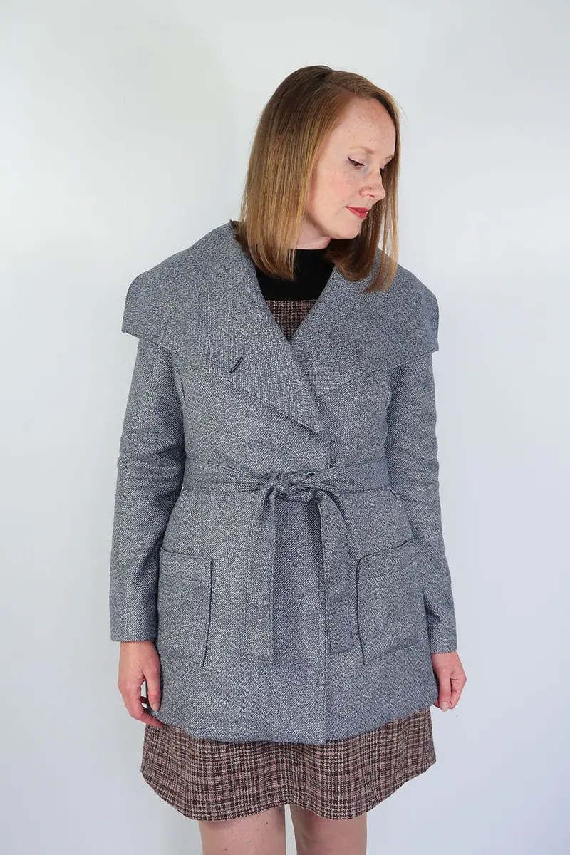 Jennifer Lauren Handmade Willa Wrap Coat 1