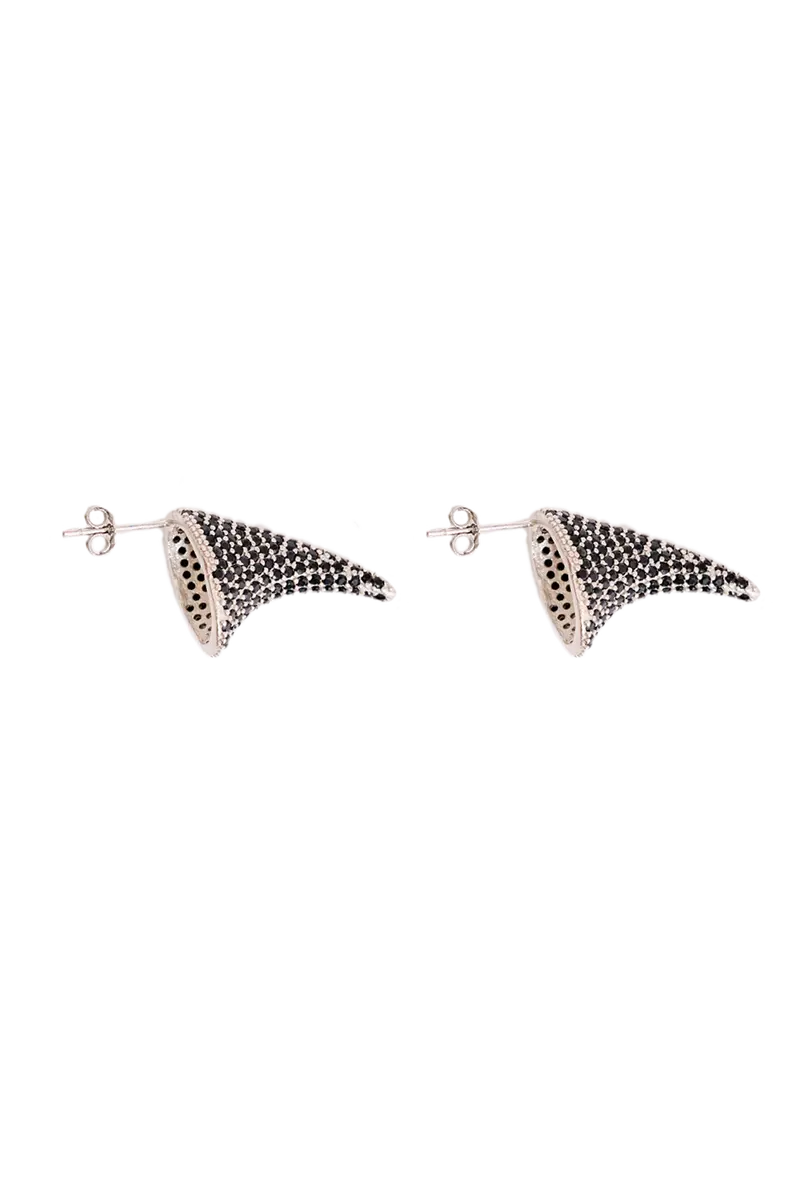 Jet Super Thorn Earring 1