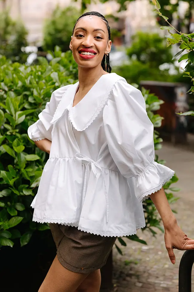 Juliana Martejevs Daphne Wrap Blouse 1